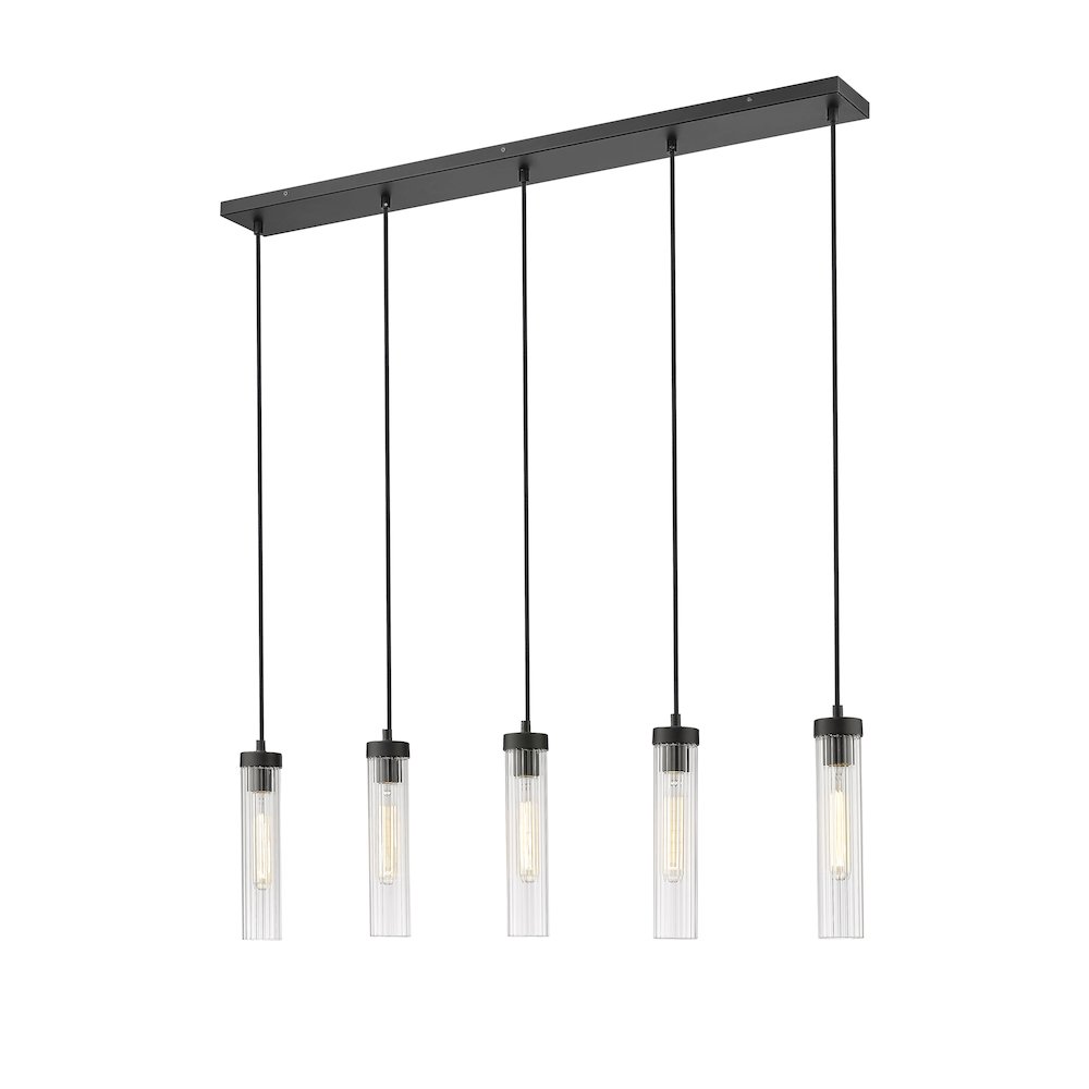 Z-Lite 5 Light Linear Chandelier. Picture 3