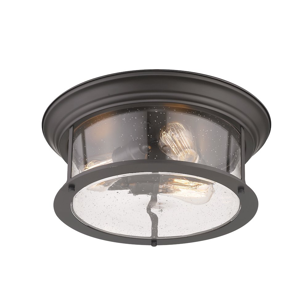 Z-Lite 3 Light Flush Mount. Picture 3