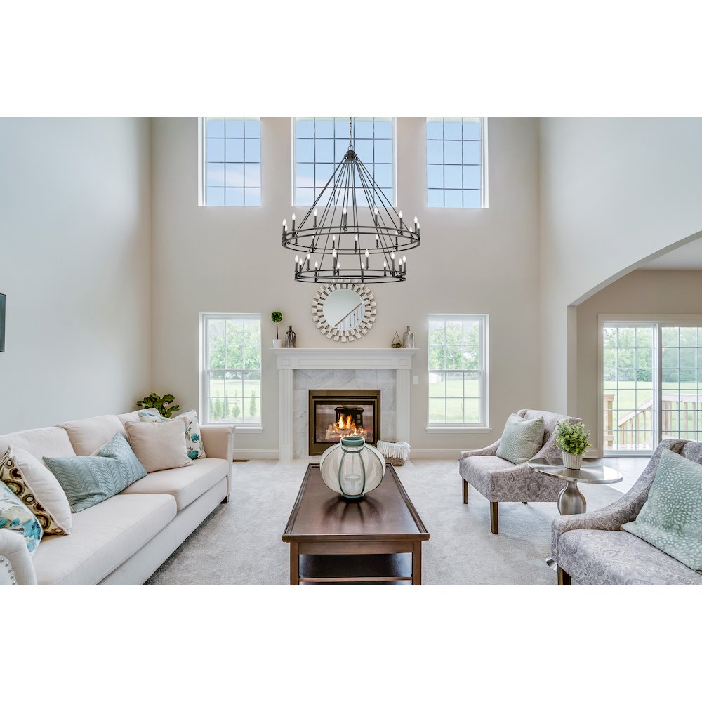 Z-Lite 28 Light Chandelier. Picture 7