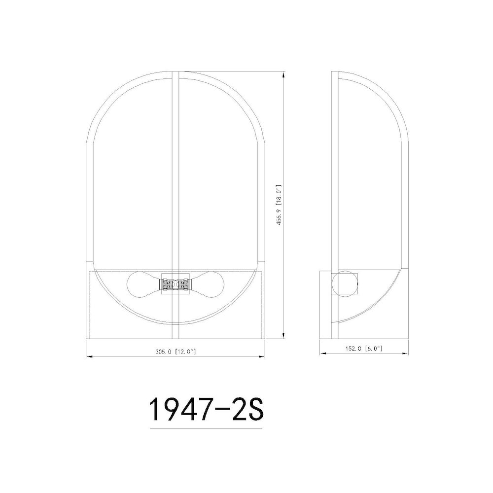 Z-Lite 2 Light Wall Sconce. Picture 8