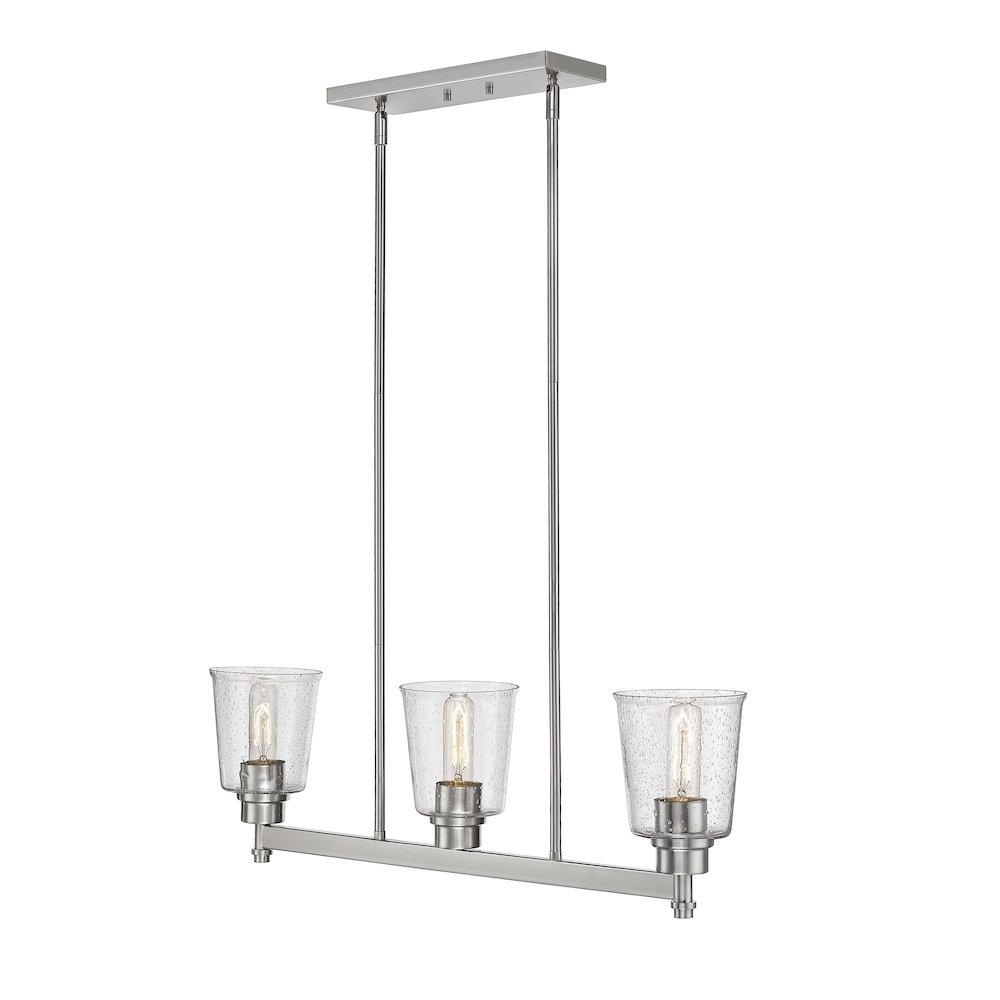 Z-Lite 3 Light Linear Chandelier. Picture 2