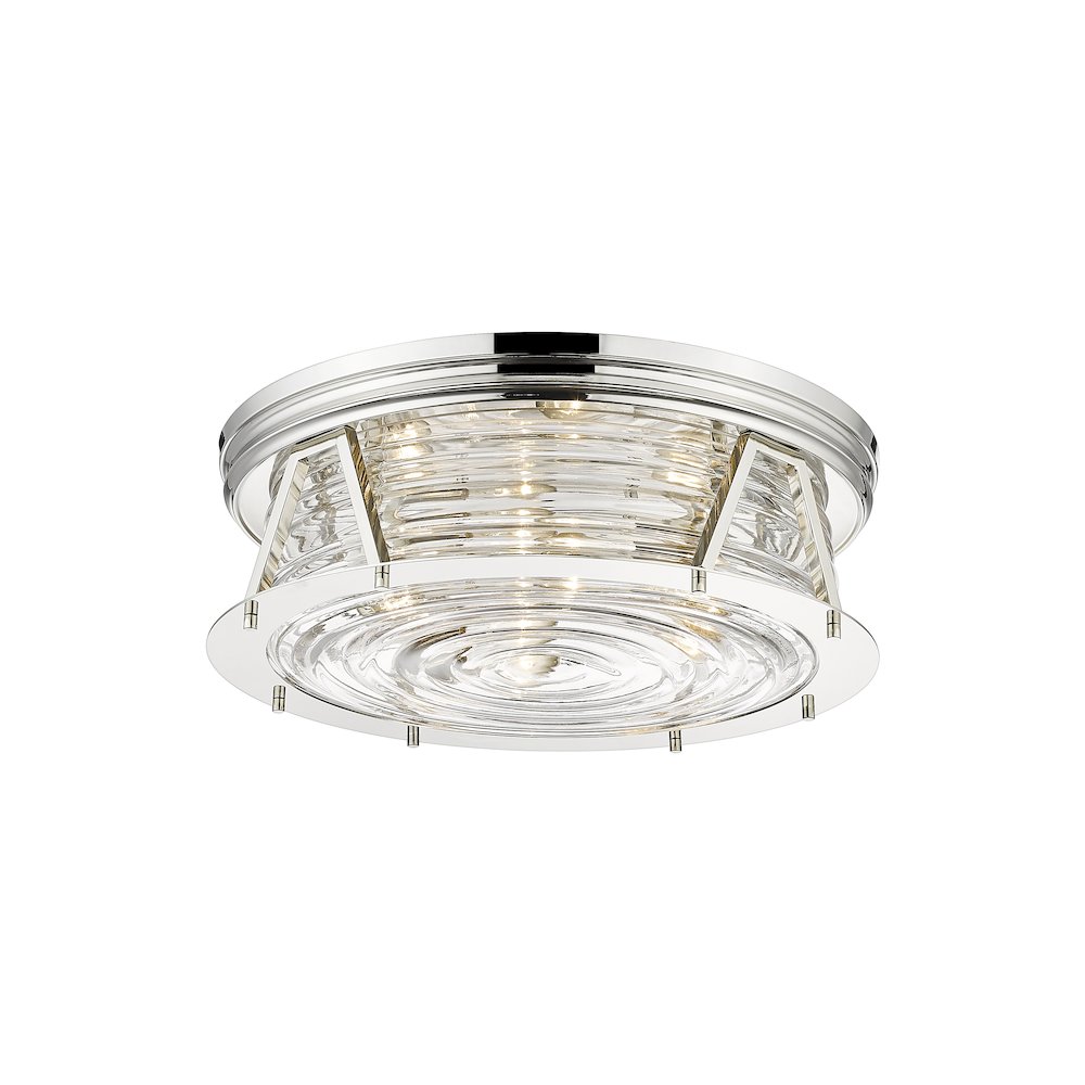 Z-Lite 4 Light Flush Mount. Picture 3