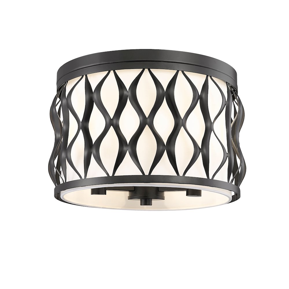 Z-Lite 3 Light Flush mount. Picture 2