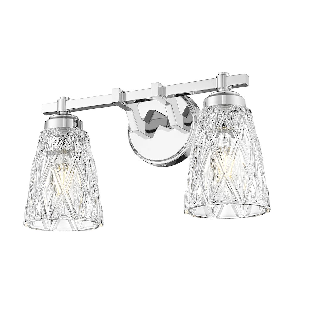Z-Lite 2 Light Vanity, Chrome. Picture 3