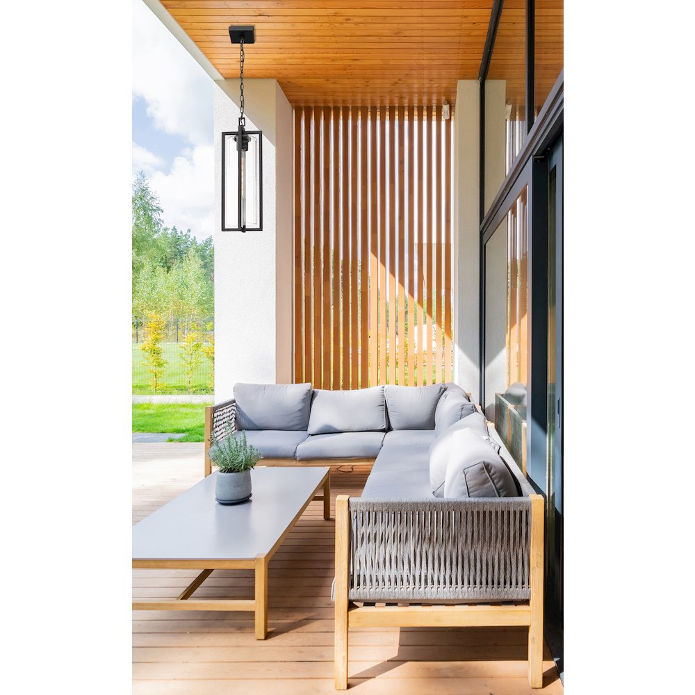 Z-Lite 1 Light Outdoor Chain Mount Ceiling Fixture. Picture 7
