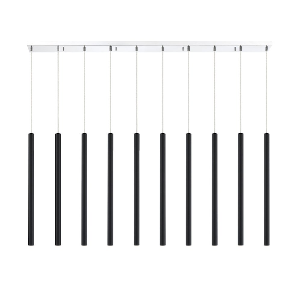 Z-Lite 10 Light Linear Chandelier. Picture 4