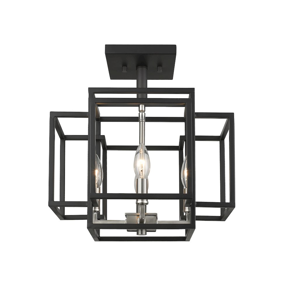 Z-Lite 4 Light Semi Flush Mount. Picture 2
