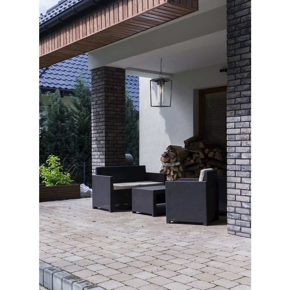 Z-Lite 1 Light Outdoor Chain Mount Ceiling Fixture. Picture 6