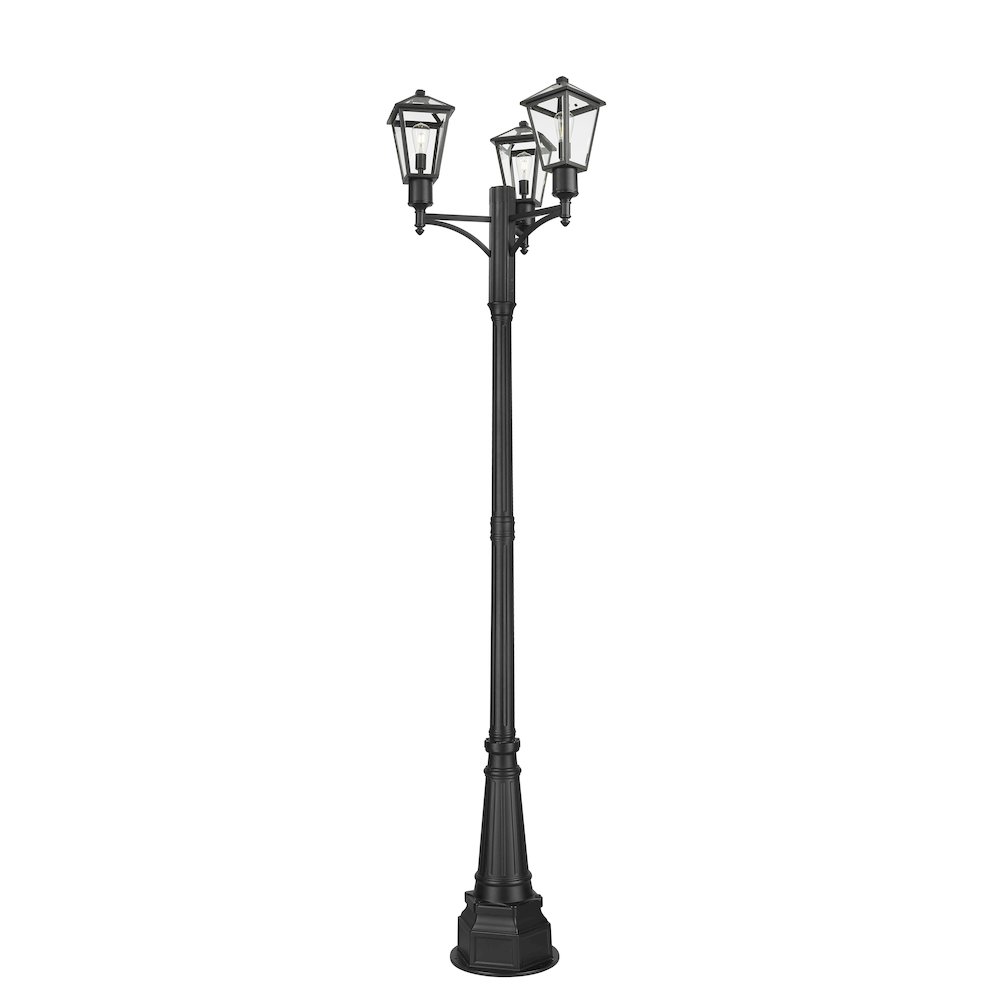 Z-Lite 1 Light Outdoor Post Mount Fixture. Picture 3