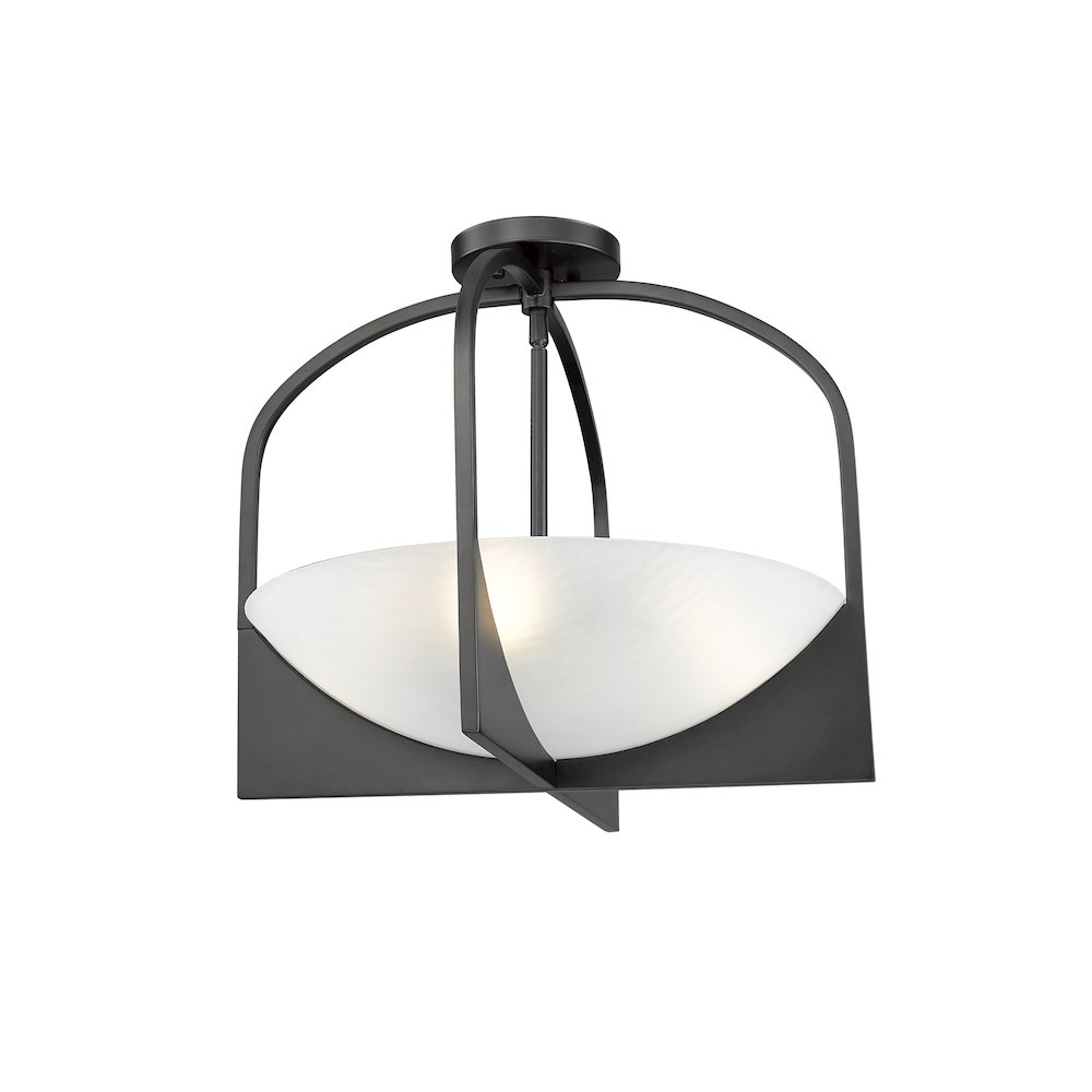 Z-Lite 4 Light Semi Flush Mount. Picture 2
