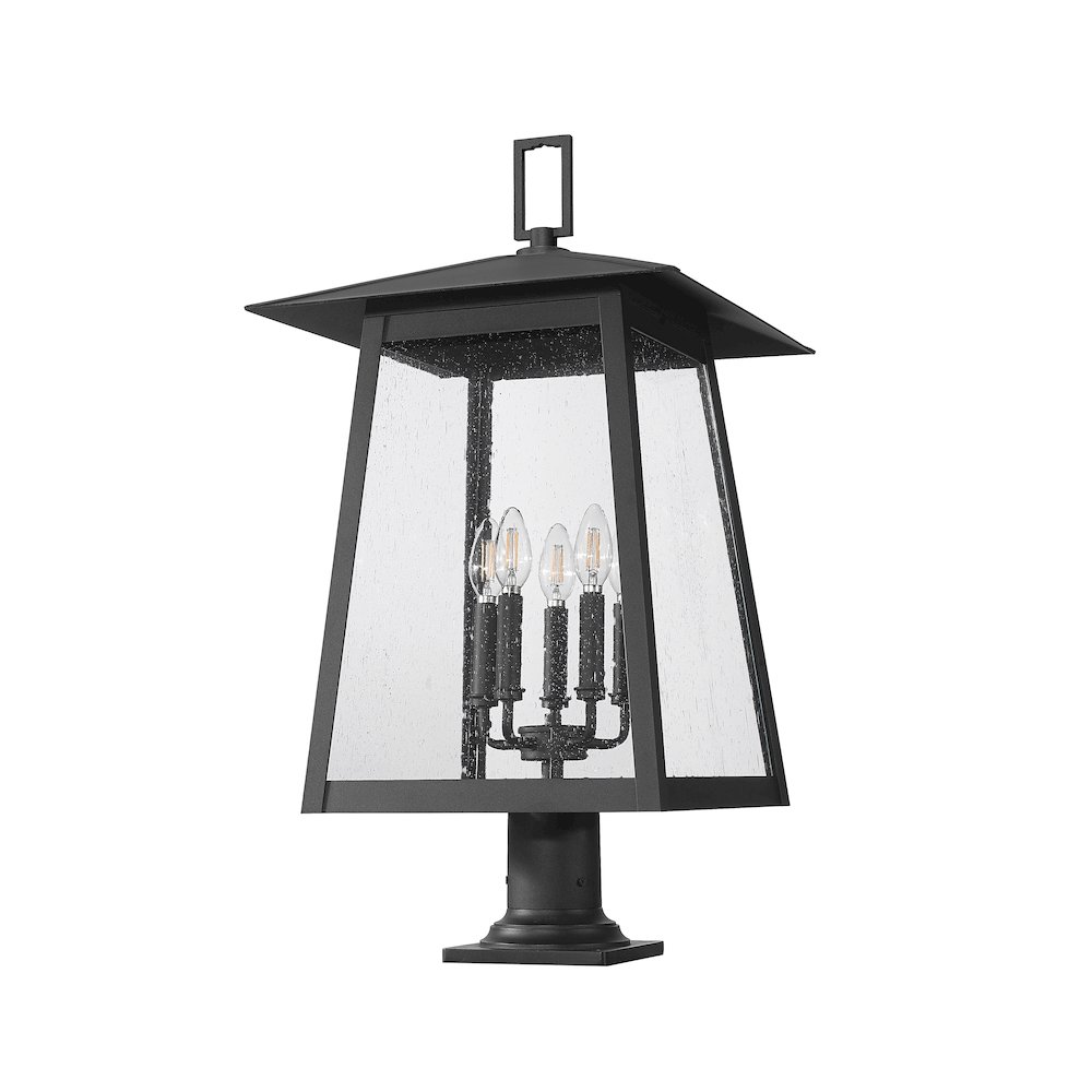 Z-Lite 5 Light Outdoor Pier Mounted Fixture. Picture 5