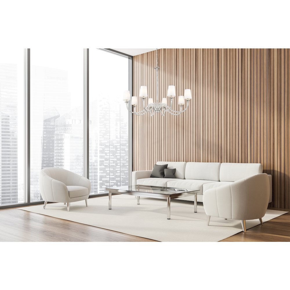 Z-Lite 8 Light Chandelier. Picture 6