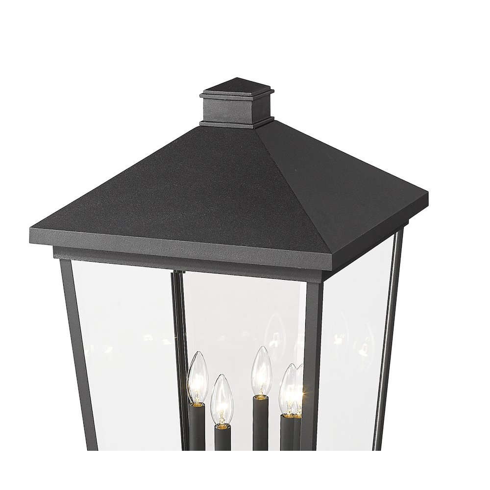 Z-Lite 4 Light Outdoor Post Mounted Fixture. Picture 4