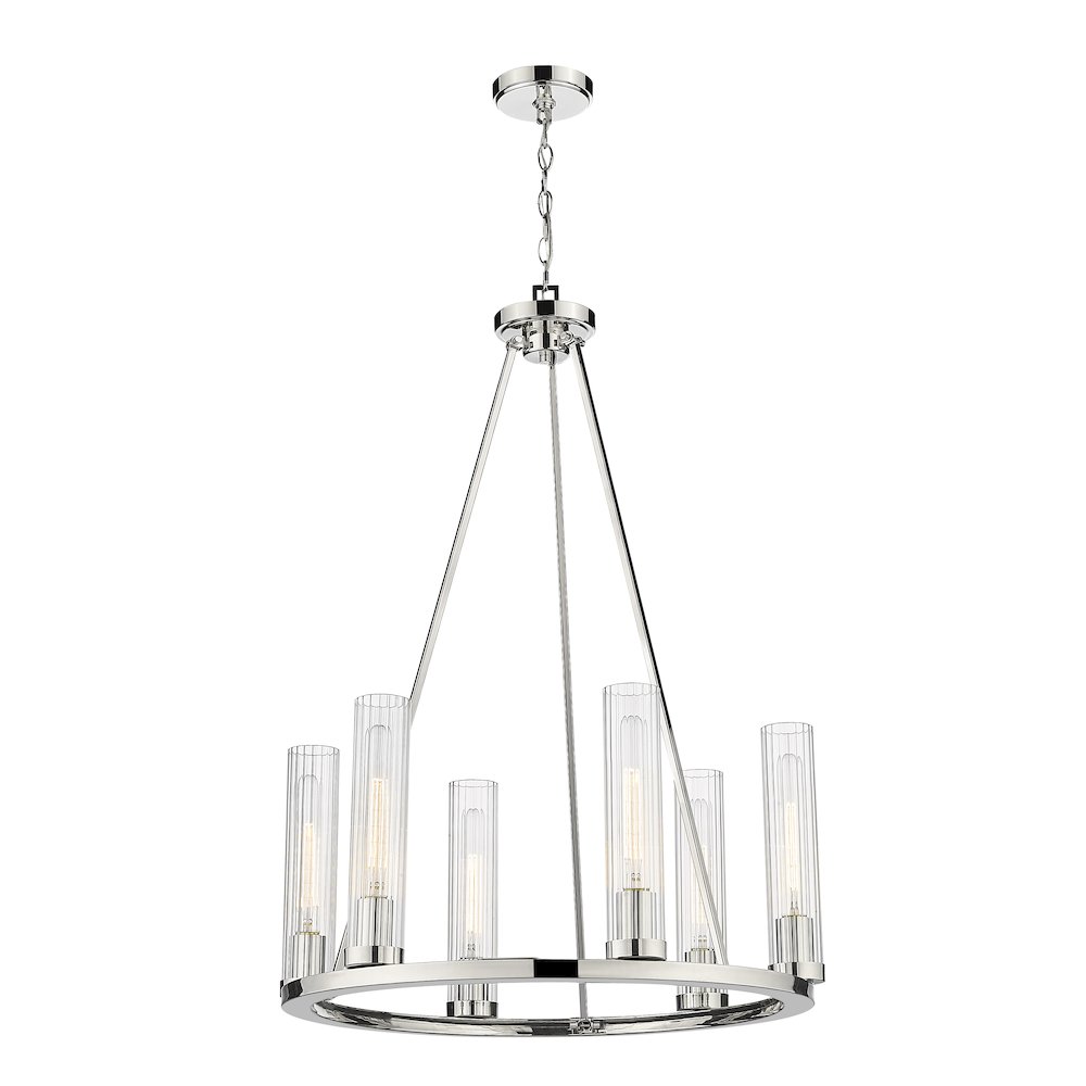Z-Lite 6 Light Chandelier. Picture 1