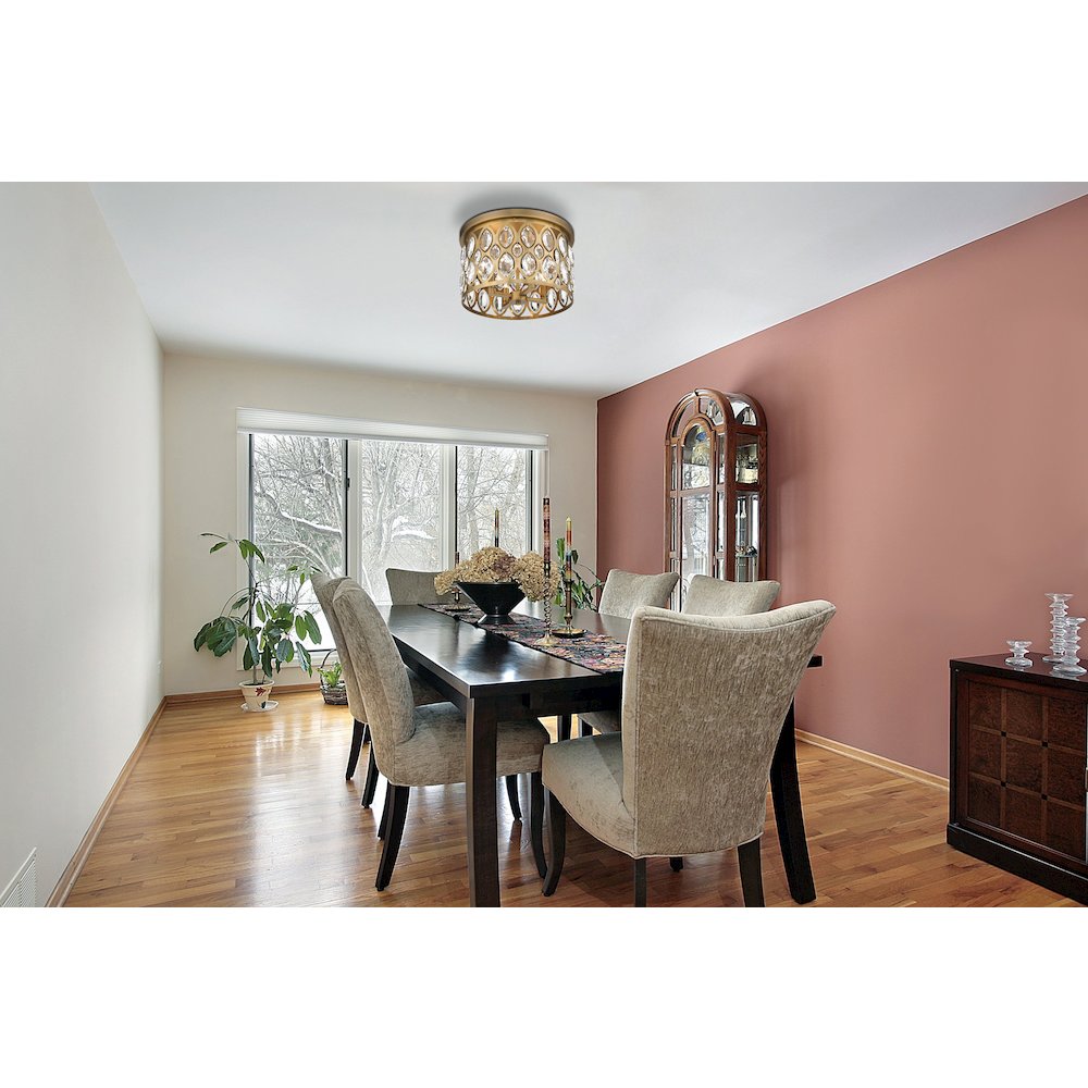 Z-Lite 4 Light Flush Mount. Picture 5