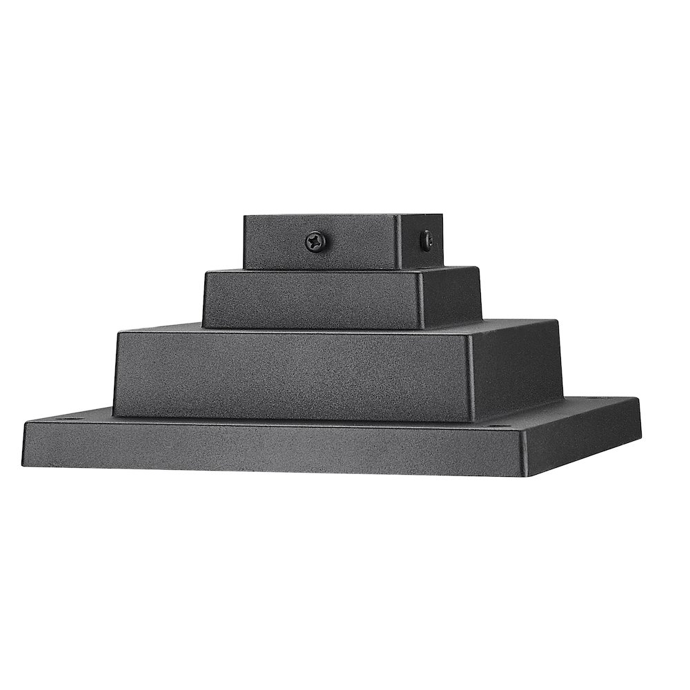 Z-Lite Outdoor Pier Mount, Sand Black. Picture 1