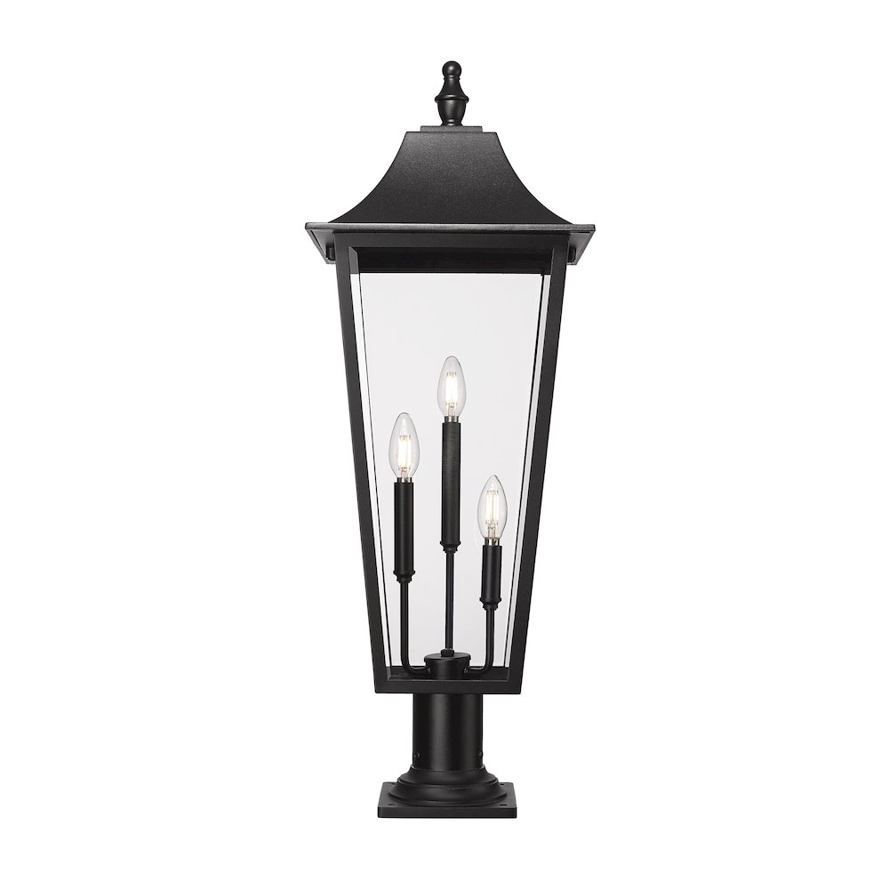 Z-Lite 3 Light Outdoor Pier Mounted Fixture. Picture 3