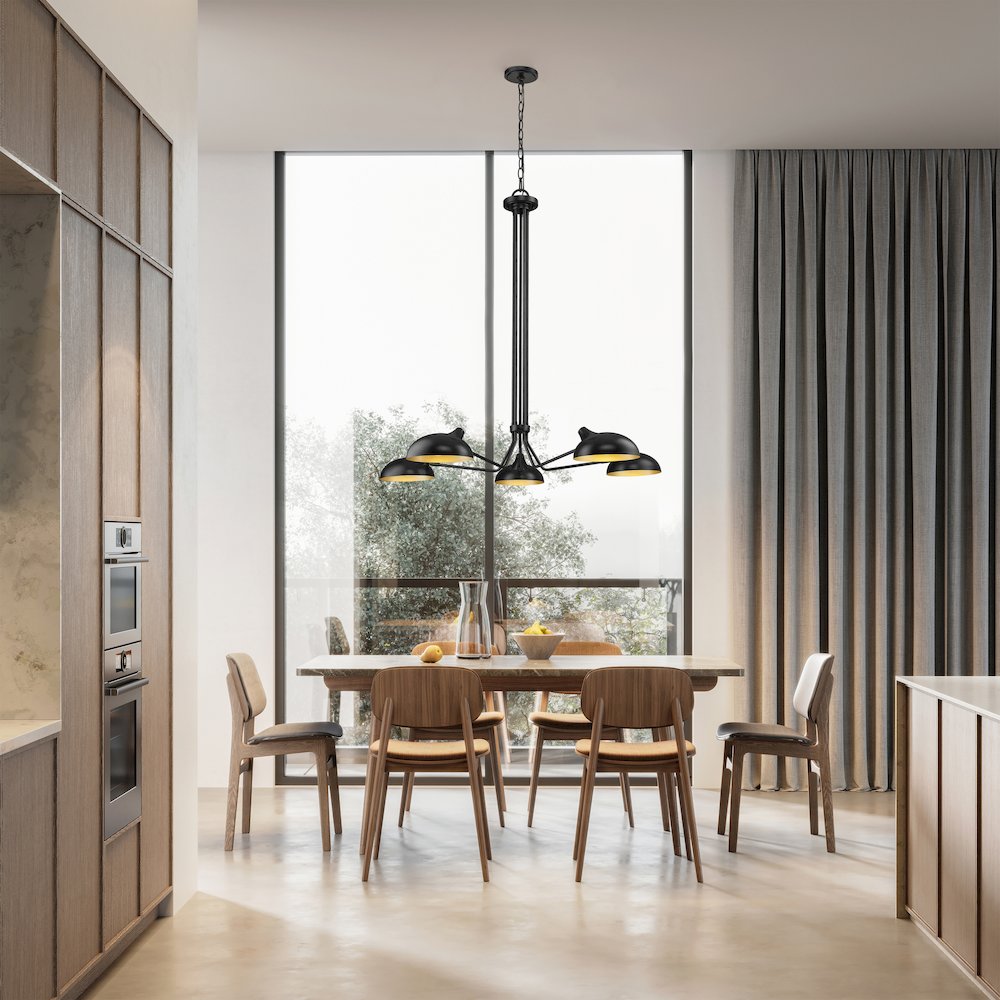 Z-Lite 5 Light Chandelier. Picture 6