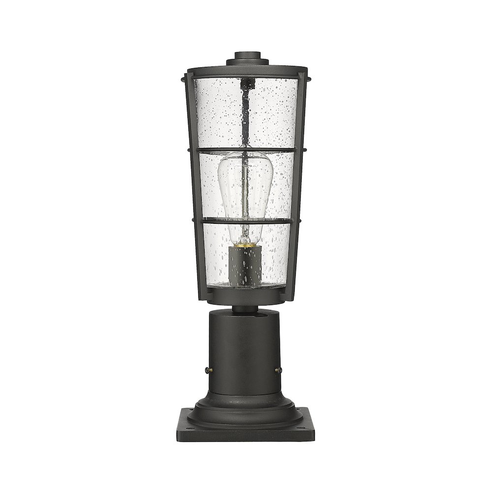 Z-Lite 1 Light Outdoor Pier Mounted Fixture. Picture 5
