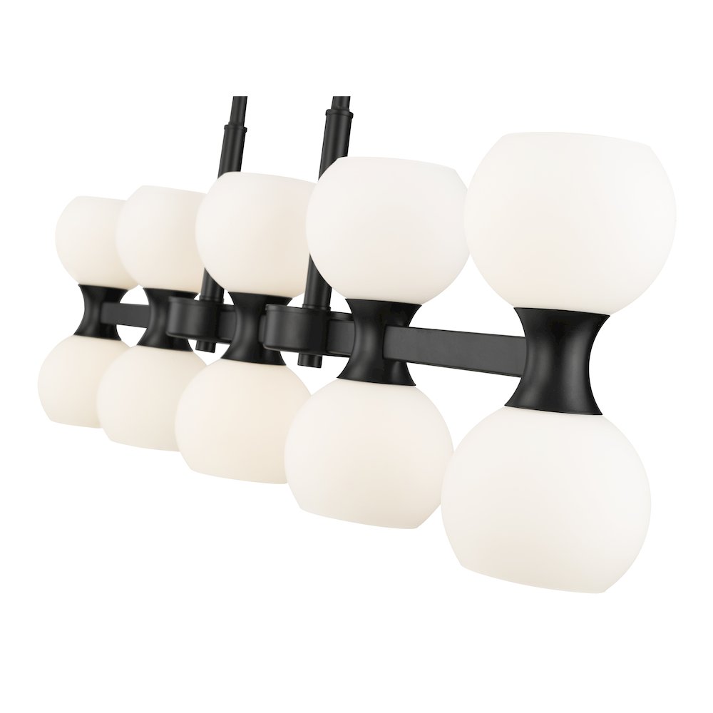 Z-Lite 10 Light Linear Chandelier. Picture 4
