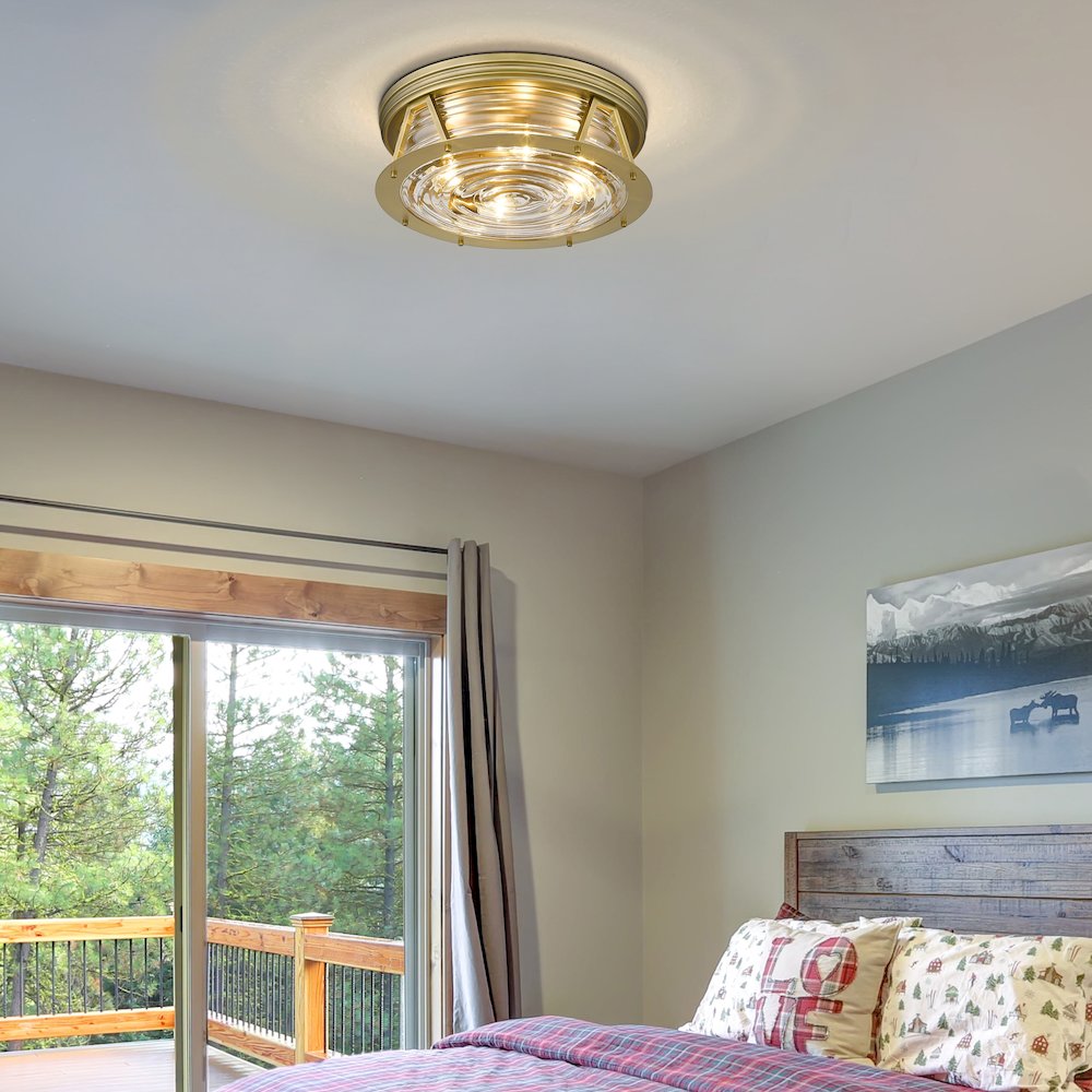 Z-Lite 4 Light Flush Mount. Picture 7
