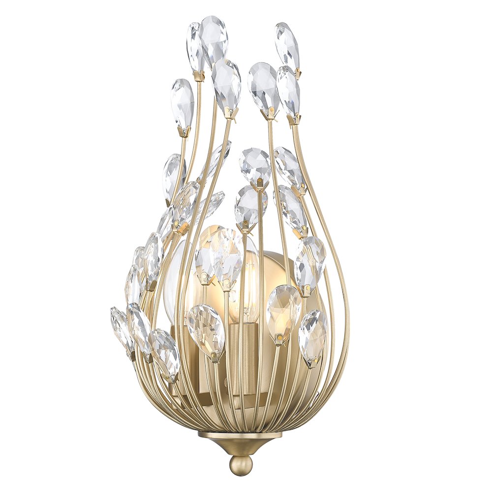 Z-Lite 2 Light Wall Sconce, Modern Gold. Picture 2