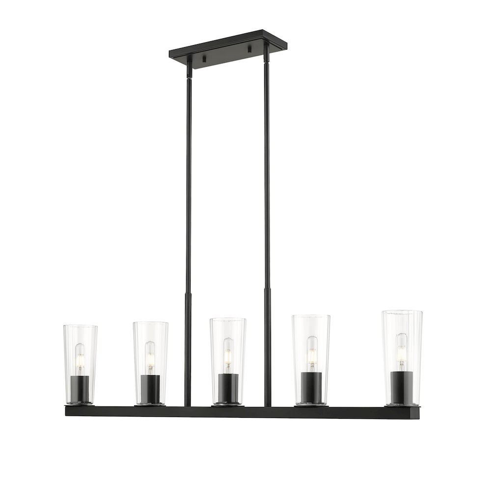 Z-Lite 5 Light Linear Chandelier. Picture 1