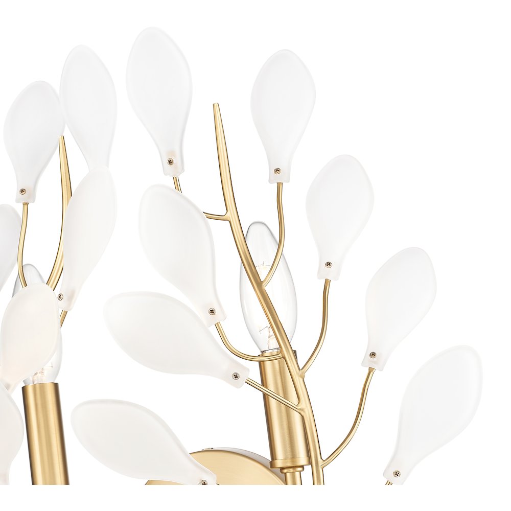 Z-Lite 2 Light Wall Sconce, Modern Gold. Picture 4
