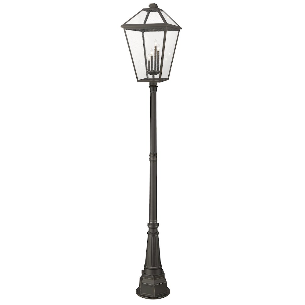 Z-Lite 4 Light Outdoor Post Mounted Fixture. Picture 3