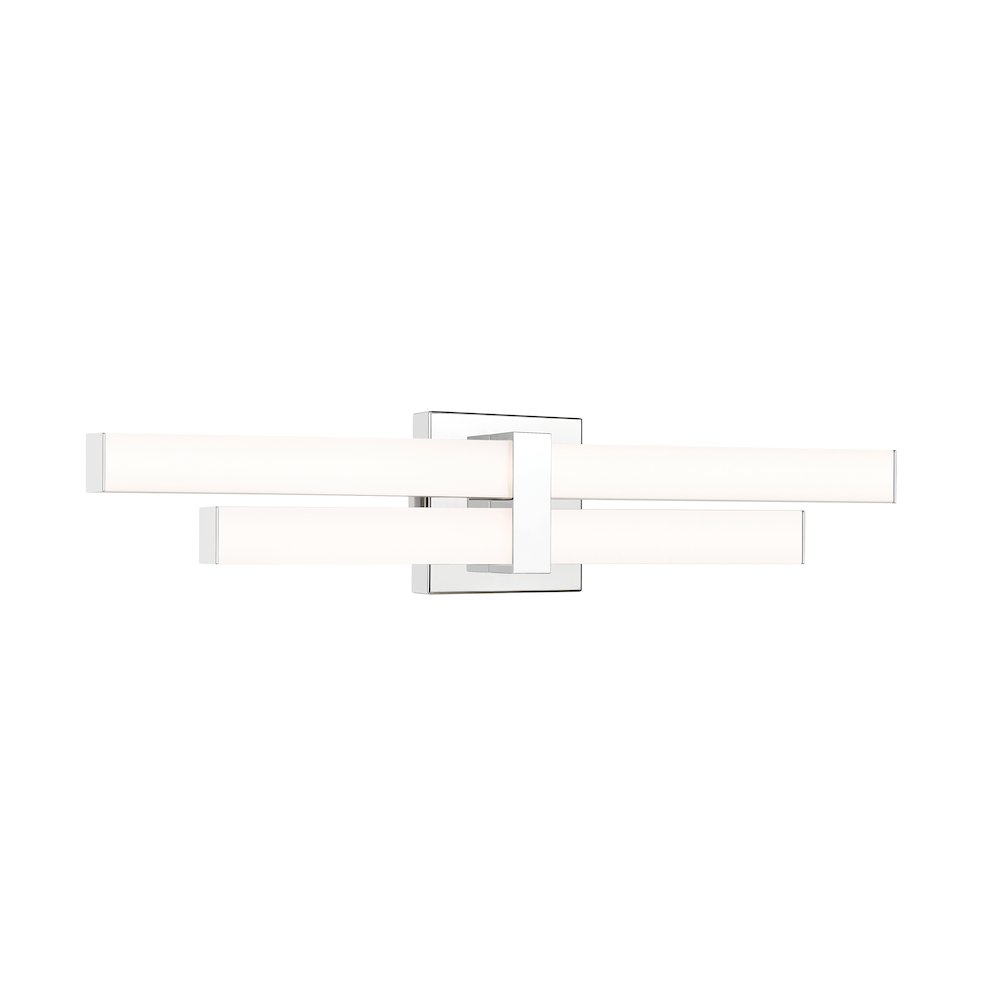 Z-Lite Zane 2 Light Vanity in Chrome  Frame Finish. Picture 1