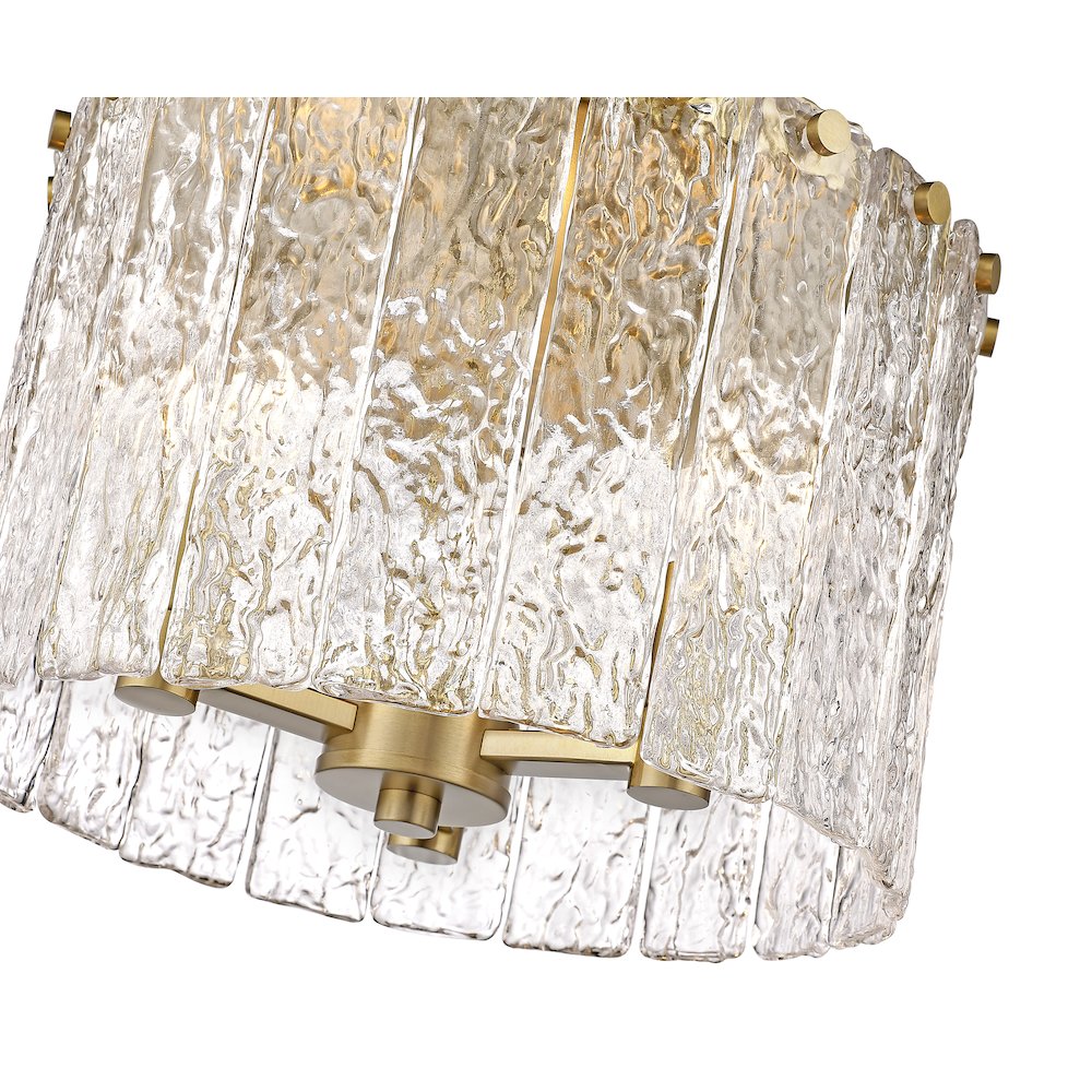 Z-Lite 3 Light Flush Mount. Picture 4