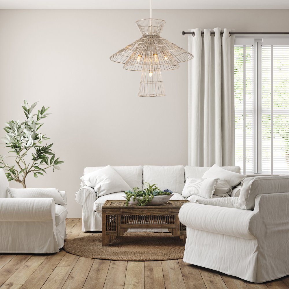 Z-Lite 6 Light Chandelier. Picture 7