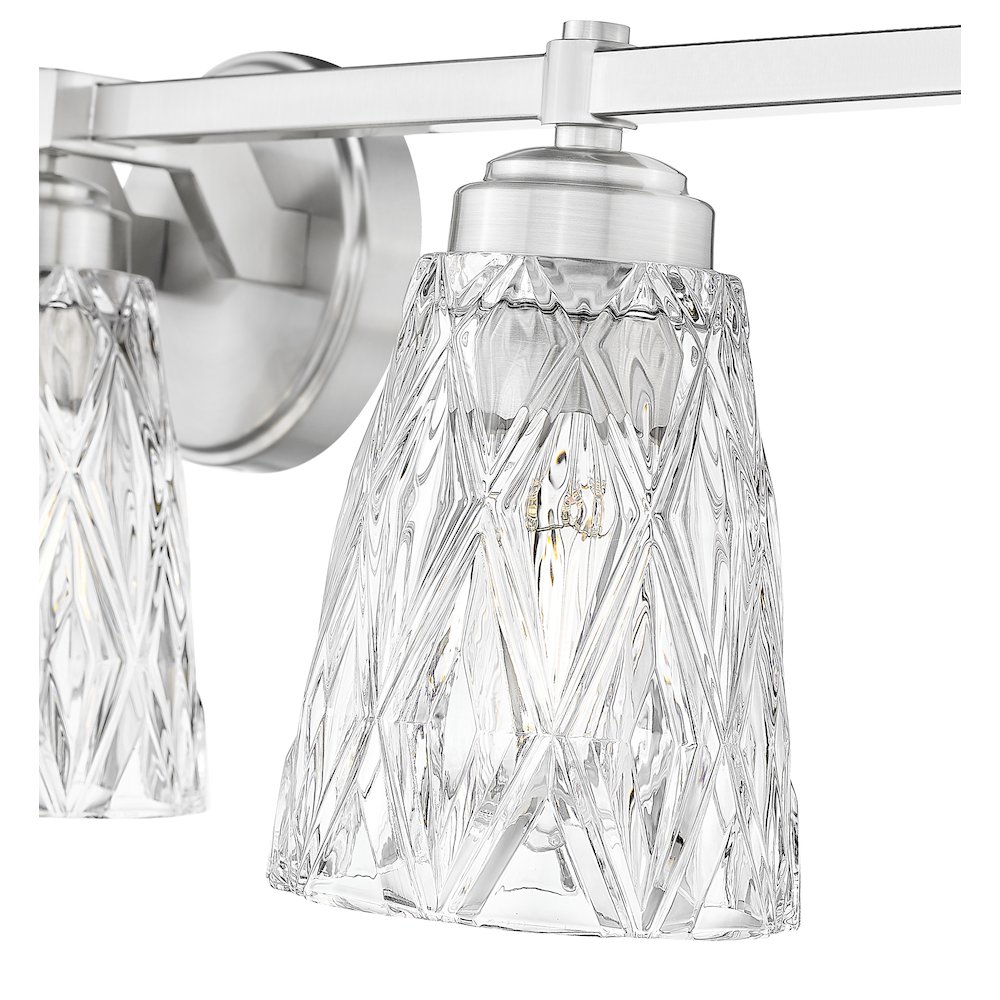 Z-Lite 5 Light Vanity, Brushed Nickel. Picture 4