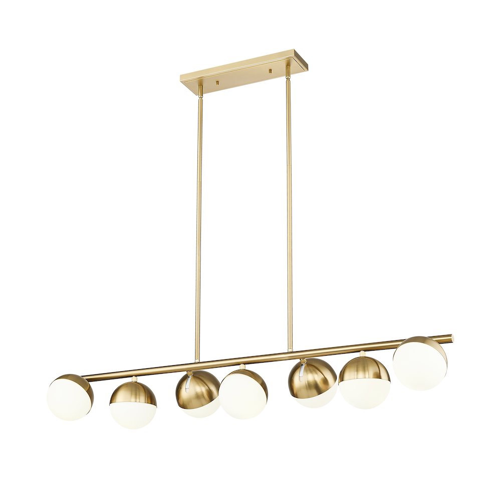Z-Lite 7 Light Linear Chandelier. Picture 3
