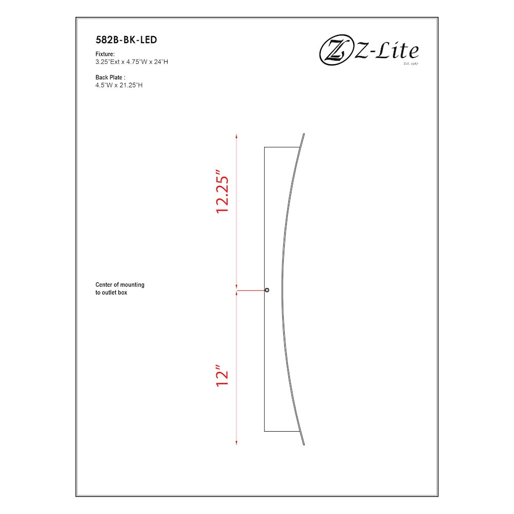 Z-Lite 2 Light Outdoor Wall Light. Picture 9