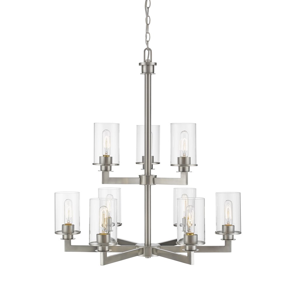 Z-Lite 9 Light Chandelier. Picture 4