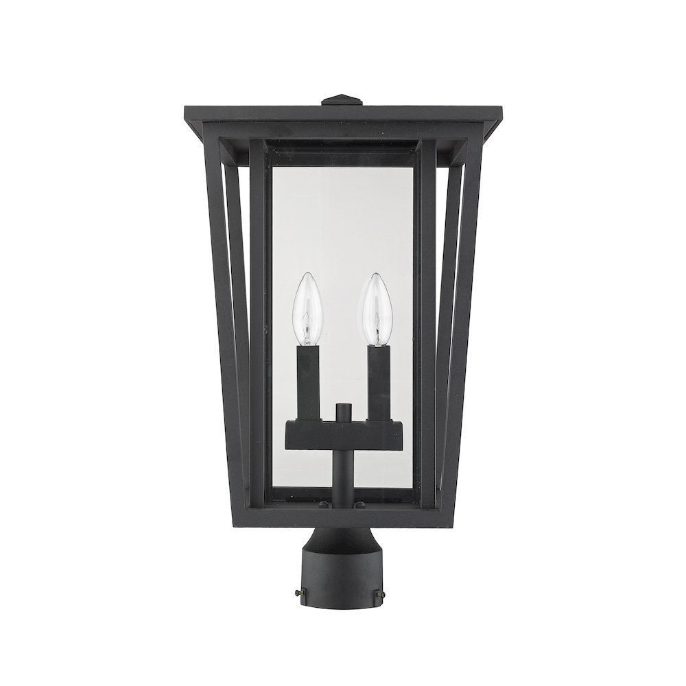 Z-Lite 2 Light Outdoor Post Mount Fixture. Picture 5