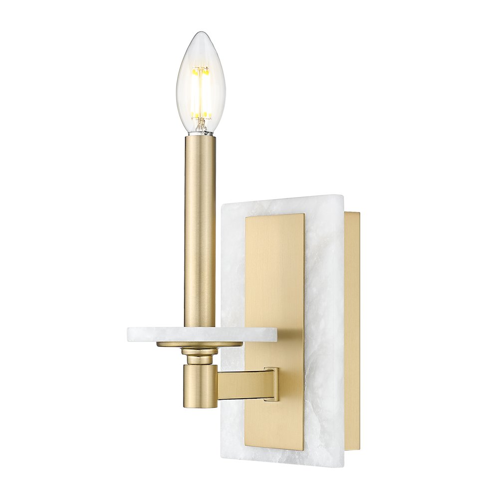 Z-Lite Kaden 1 Light Wall Sconce in Modern Gold color, Steel frame. Picture 2