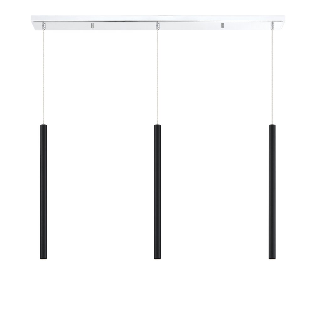 Z-Lite 3 Light Linear Chandelier. Picture 4