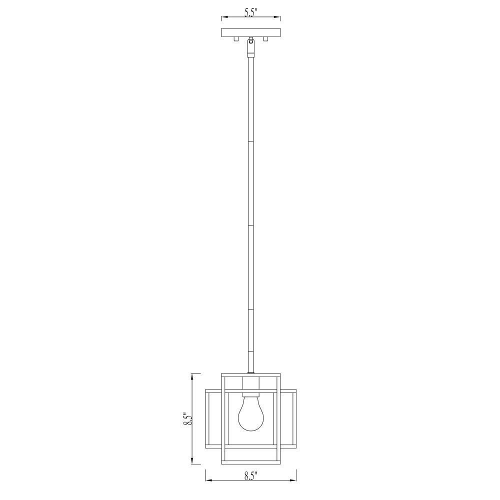 1 Light Pendant. Picture 6