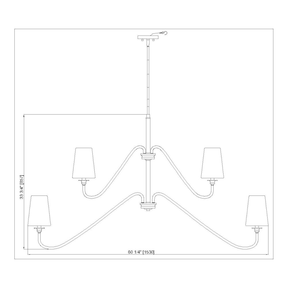 Z-Lite 12 Light Chandelier. Picture 8