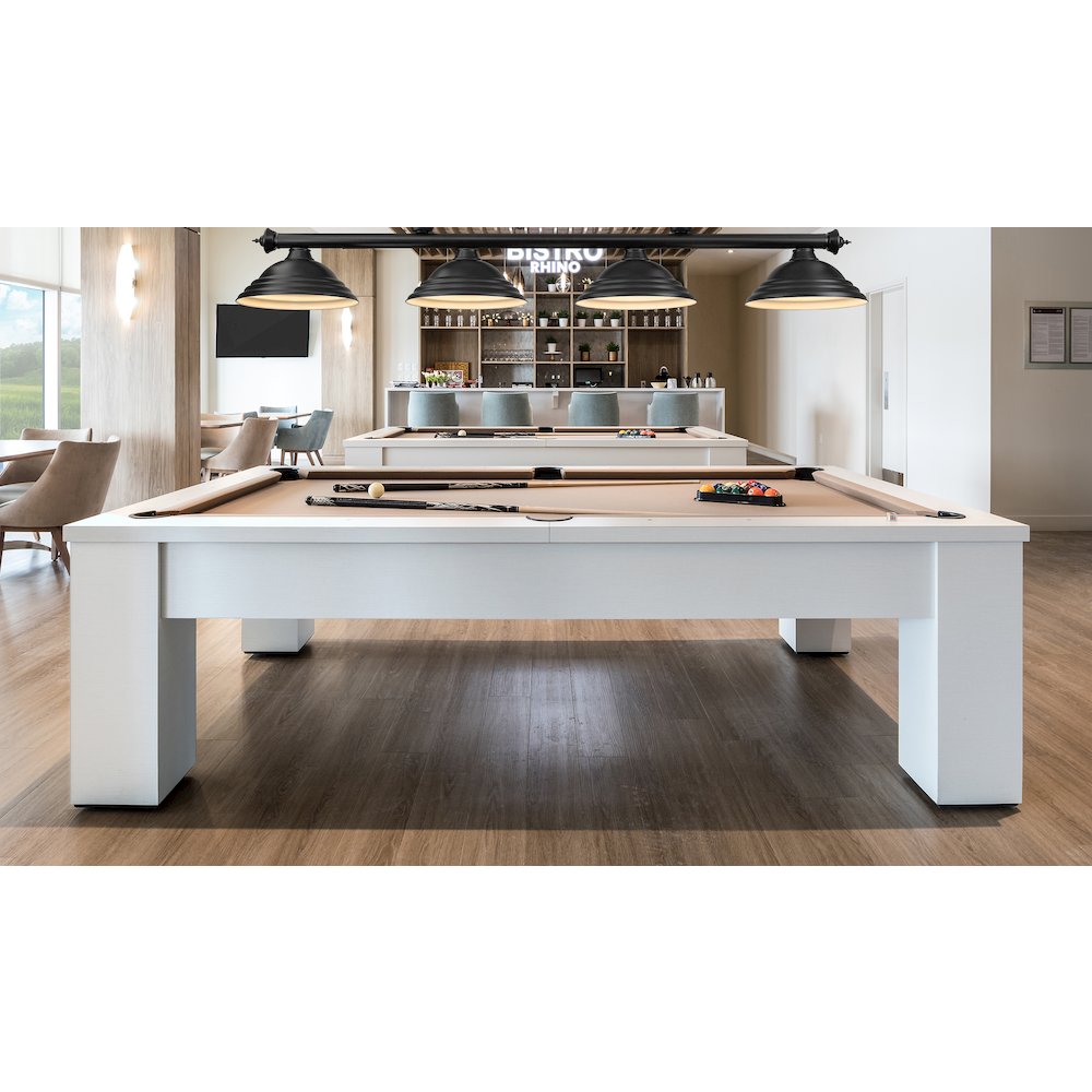 Z-Lite Cordon 4 Light Billiard, Steel Frame, Matte Black Shade Color. Picture 7
