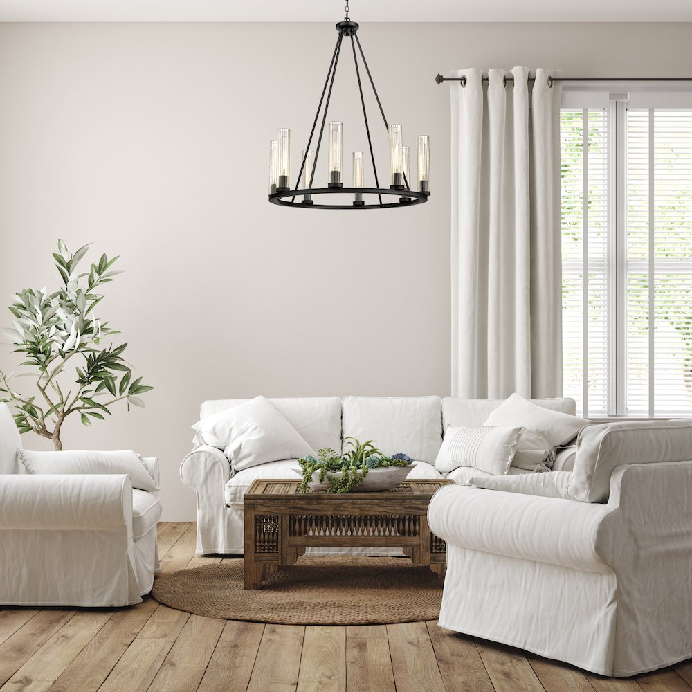 Z-Lite 8 Light Chandelier. Picture 6