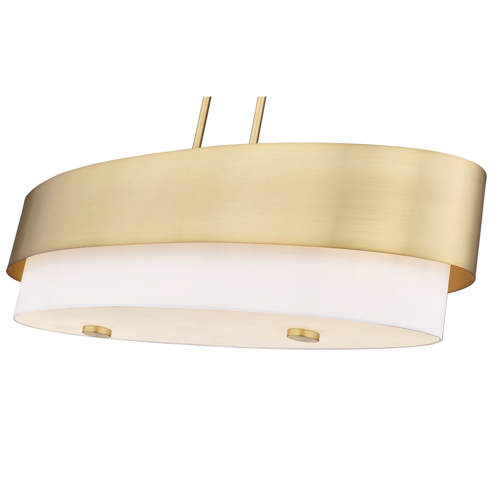 Z-Lite 5 Light Linear Chandelier. Picture 4