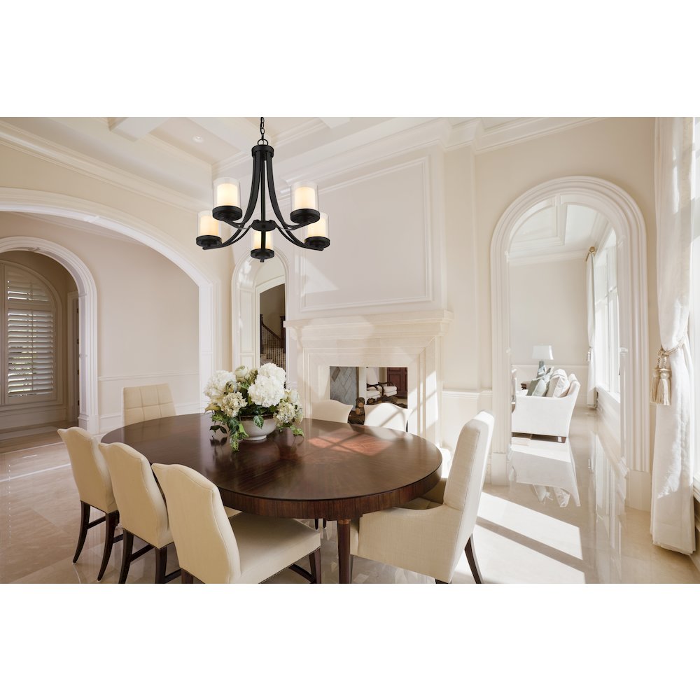Z-Lite 5 Light Chandelier. Picture 6