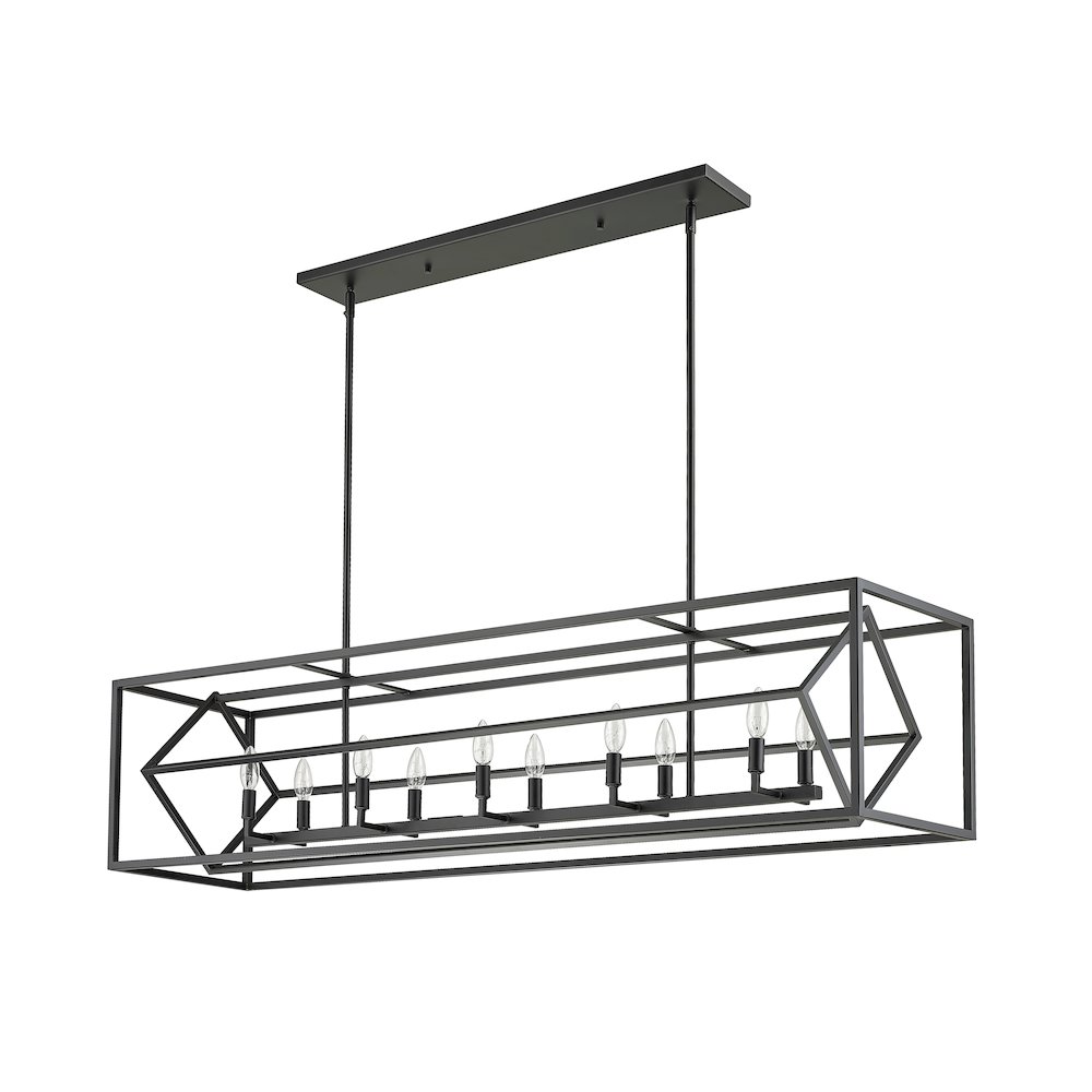 Z-Lite 10 Light Linear Chandelier. Picture 5