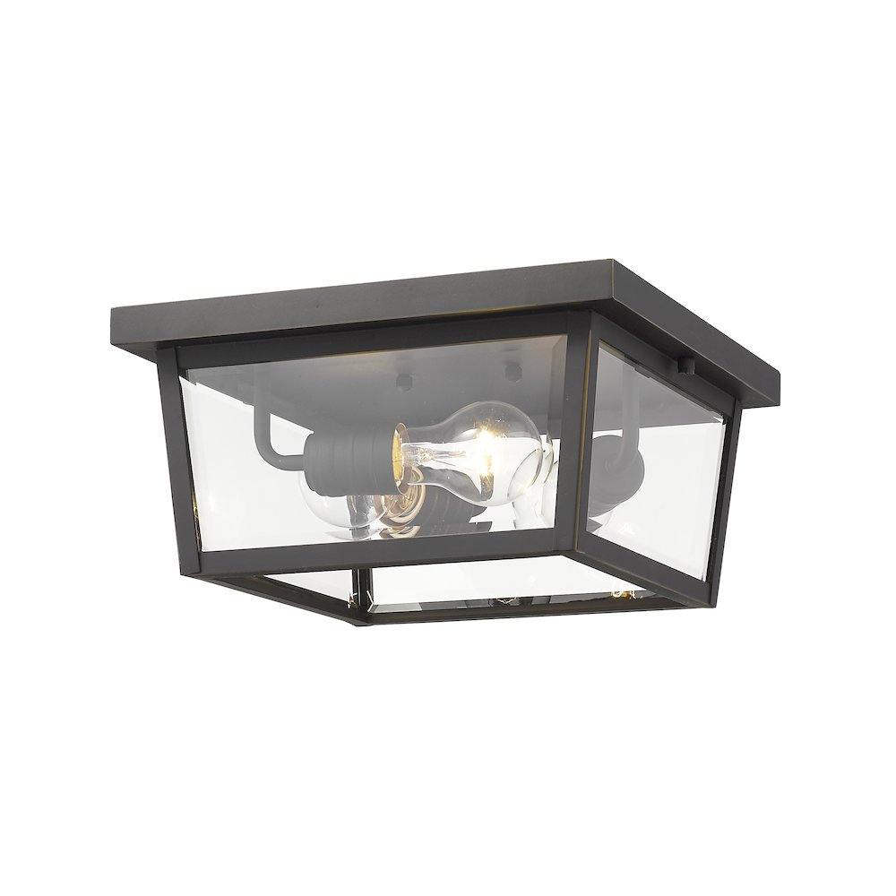 Z-Lite 3 Light Outdoor Flush Mount. Picture 1