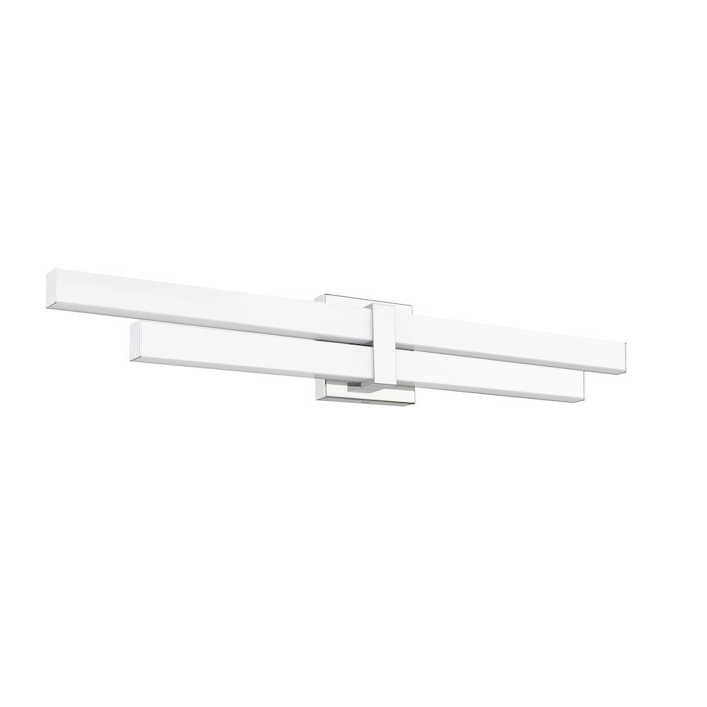 Z-Lite Zane 2 Light Vanity in Chrome  Frame Finish. Picture 5