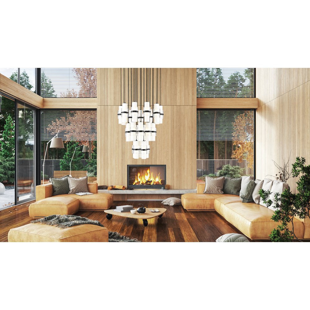 Z-Lite 27 Light Chandelier. Picture 7
