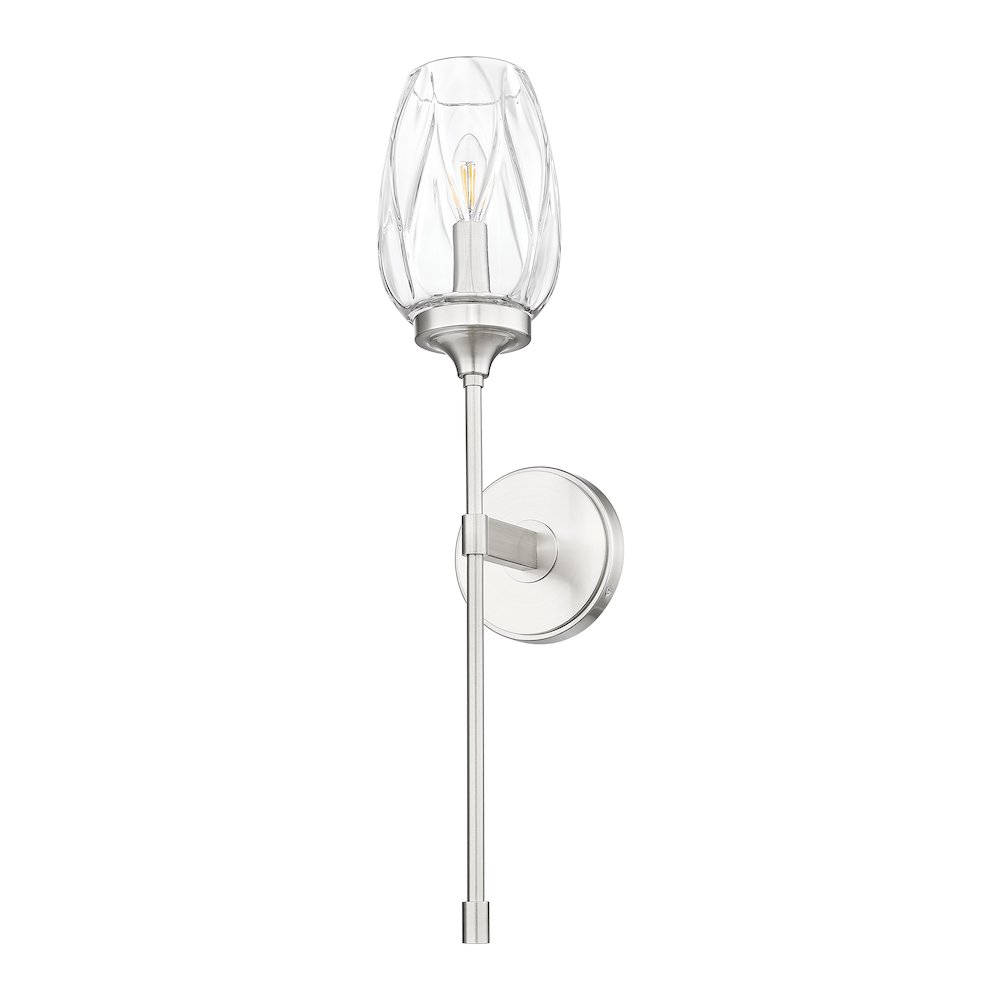Z-Lite 1 Light Wall Sconce, Brushed Nickel. Picture 7